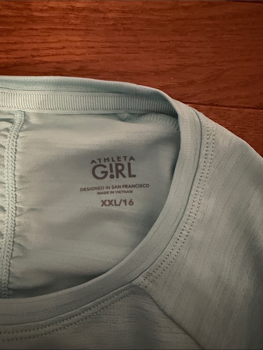Light Blue athleta girl shirt - Picture 3 of 3